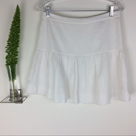 J. Crew Dresses & Skirts - J. Crew Beautiful Textured Skater Skirt Size (4)